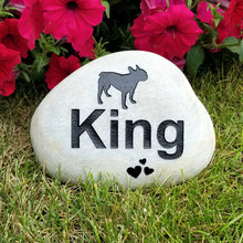 Load image into Gallery viewer, Pet Memorial Stone for Dogs - Personalized Pet Gravestone
